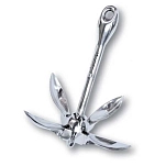 Lalizas R-1282853-92281 Горячеоцинкованный складной якорь 6 отремонтированы Silver 6 kg