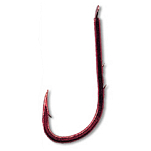 Quantum fishing 4749004 Crypton Red Worm 0.300 Mm Связанные Крючки Красный Red 4 