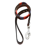 Lexhis 05991928558289 поводок для собак Navajo Коричневый Red / Blue  Hunt