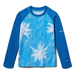 Columbia 1833161-491-xl Футболка с длинным рукавом Sandy Shores™ Printed Sunguard Compass Blue To 22x13x5 18 Years