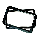 Jr products 342-11021 комплект рамы окна входной двери Deluxe Серебристый Black 397.93 x 603.25 mm