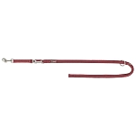 Trixie 200831 поводок для собак Premium Ramal Double Sangria M–L