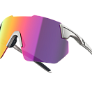 Спортивные очки с диоптриями 720armour Kamikaze C9 / Matte Silver / Red Lens, rx-089/b369c9-sr/rd