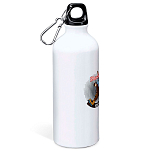 Kruskis MD4049S101C110 Freestyle Rollers Алюминиевая бутылка для воды 800ml Белая White