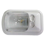 Valterra 800-DG71250VP Incandescent Eurostyle 20W 2 пути Выключатель Купол Свет Белая White