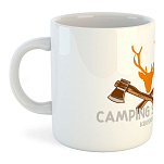 Kruskis 42611C181 Camping Season Кружка 325ml Бесцветный White