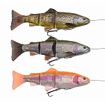 Savage gear 63753 4D Line Thru Trout Medium Sink 200 Mm 98g Многоцветный Fire Trout