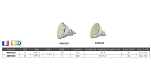 Led concept 4090330 GZ4 11-30V Дихроичный 9 Вел Лампочка Серебристый White