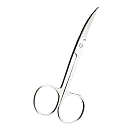 Купить Baetis 8206 Большие изогнутые экономические ножницы Серебристый Silver 7ft.ru в интернет магазине Семь Футов