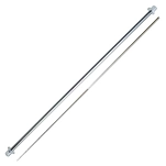 Expert predator 24014 Рыболовная игла с рыжей головкой 5 Единицы Серебристый Grey 20 x 0.9 cm