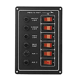 Plastimo 175535 4 Рычаги Переключатели Панель Black