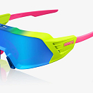 Спортивные очки 100% KORBIN X Satin Neon - Blue Mirror Lens, 60064-00006