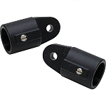 Seachoice 50-76091 Пластиковая торцевая крышка с внешним глазом Черный Black 19 mm 