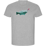 Kruskis CA66900358K192 Футболка с коротким рукавом Made In The USA ECO Серый Heather Grey L