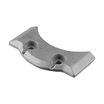 Цинковый анод Tecnoseal 01158 120x70x11мм пластинчатый для кормового привода двигателей Yamaha Hydra
