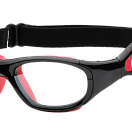 Спортивные очки с диоптриями Rec Specs / Rs-41 / Shiny Black / Red / детские до 10 лет, rs-41 sbrd4916csf