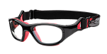 Спортивные очки с диоптриями Rec Specs / Rs-41 / Shiny Black / Red / детские до 10 лет, rs-41 sbrd4916csf