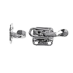 Foresti & suardi 401458 HT34 Хромированный замок Silver 85 x 34 x 34 mm
