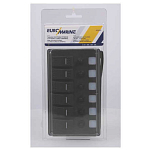 Euromarine 001659 6 Электрическая панель автоматических выключателей Black 191 x 114 mm