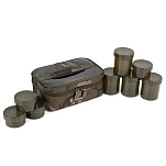 Fox international CLU502 мешок для приманки Camolite™ 8 Pot Hookbait Camo
