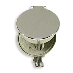 Foresti & suardi 5050118 Ручка люка с замком  Silver 84 mm 