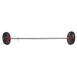 Pike n bass 419150 Колеса для живота Черный Silver / Black