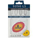 ZunZun 012301 5250 LS Связанные Крючки 1.50 м Бесцветный Transparent 6 