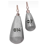 SPRO 004589-00402-00000-00 Dropshot Pear Вести Серый  Silver 7 g 