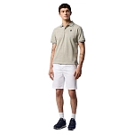 North sails 692439-0926-XXL Поло с короткими рукавами Logo 692439 Бежевый Grey Melange 2XL