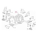 Корпус маховика Vetus VFP01568 для двигателей VF4.140/VF4.170/VF5.220/VF5.250