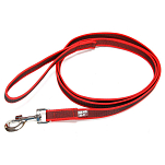 Julius k-9 216GM-R-S2 Прорезиненный поводок с ручкой 20 mm Красный Red 200 cm