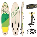 Bestway 91660 Надувной комплект для падлбординга Hydro-Force Kahawai 10´2´´ Green / Cream / Yellow 130x60x30 310 cm