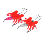 DTD 60073/DTD-UNIT Джиг для осьминога XXL+Crab Jumbo 150g Red