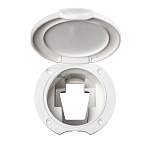 Can-sb 2424224 PVC Душевая кабина Бесцветный White 98 mm 