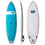 Nsp ndsx1001 доска для падл-серфинга DC Surf X 6´10´´ Blue / White 213x68x14 208.3 cm