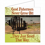 Открытка "Good fisherman" Nauticalia 3358 150x150мм