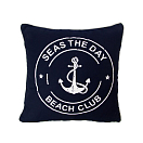 Купить Подушка с якорями Seas the Day Nauticalia 52433 400х400мм тёмно-синяя 7ft.ru в интернет магазине Семь Футов