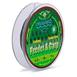 Cralusso 33909215 Feeder Carp Sinking 10 m Плетеный Серебристый 20 Lbs