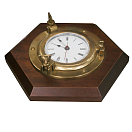 Купить Часы настенные «Иллюминатор» Foresti & Suardi 602 Ø70мм из дерева и латуни 7ft.ru в интернет магазине Семь Футов