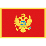 Флаг Черногории гостевой Adria Bandiere BM322 30х45см