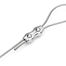 Дуплексный зажим, нержавеющая сталь / Для проволоки Ø: 4 мм