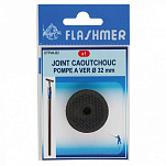 Flashmer OTPVAJ32 Червячный насос с резиновым уплотнением Черный Black 32 mm 