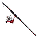 Купить Berkley 1561375 Catch More Fish Seeker Tele Вращающееся комбо Черный Black 2.40 m  7ft.ru в интернет магазине Семь Футов