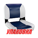 Кресло складное, цвет белый/синий (упаковка из 2 шт.) Easterner C12510WL_pkg_2