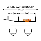 Купить Коньки для лыж снегохода Arctic-Cat DA6-1000 DA6-1000 Woody's 7ft.ru в интернет магазине Семь Футов