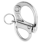 Wichard AC002470 HR Фаловый карабин с фиксированной проушиной Silver 35 mm