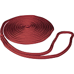 Seachoice 50-39721 Dock Line 9.5 mm Double Braided Nylon Rope Красный Red 4.6 m 