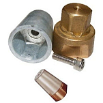 Martyr anodes CMPNRAD50C Ось Radice Анод Золотистый 50 mm 