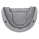 Купить Super marine ANO308 OMC Cobra Нижний блок с цинковым пластинчатым анодом Серебристый Grey 145 x 104 x 37 mm 7ft.ru в интернет магазине Семь Футов
