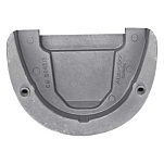 Super marine ANO308 OMC Cobra Нижний блок с цинковым пластинчатым анодом Серебристый Grey 145 x 104 x 37 mm
